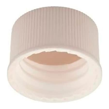 Cp Lab Safety. Wheaton 13-425 PP Cap, White, PTFE/Silicone Liner .060, Case of 250 W240830